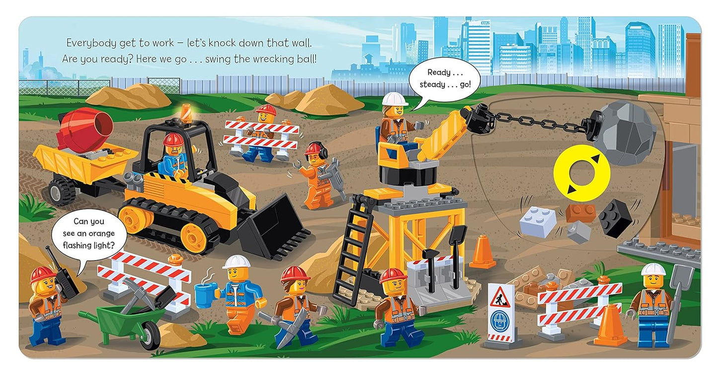 Lego Building Site: A Push, Pull and Slide Book