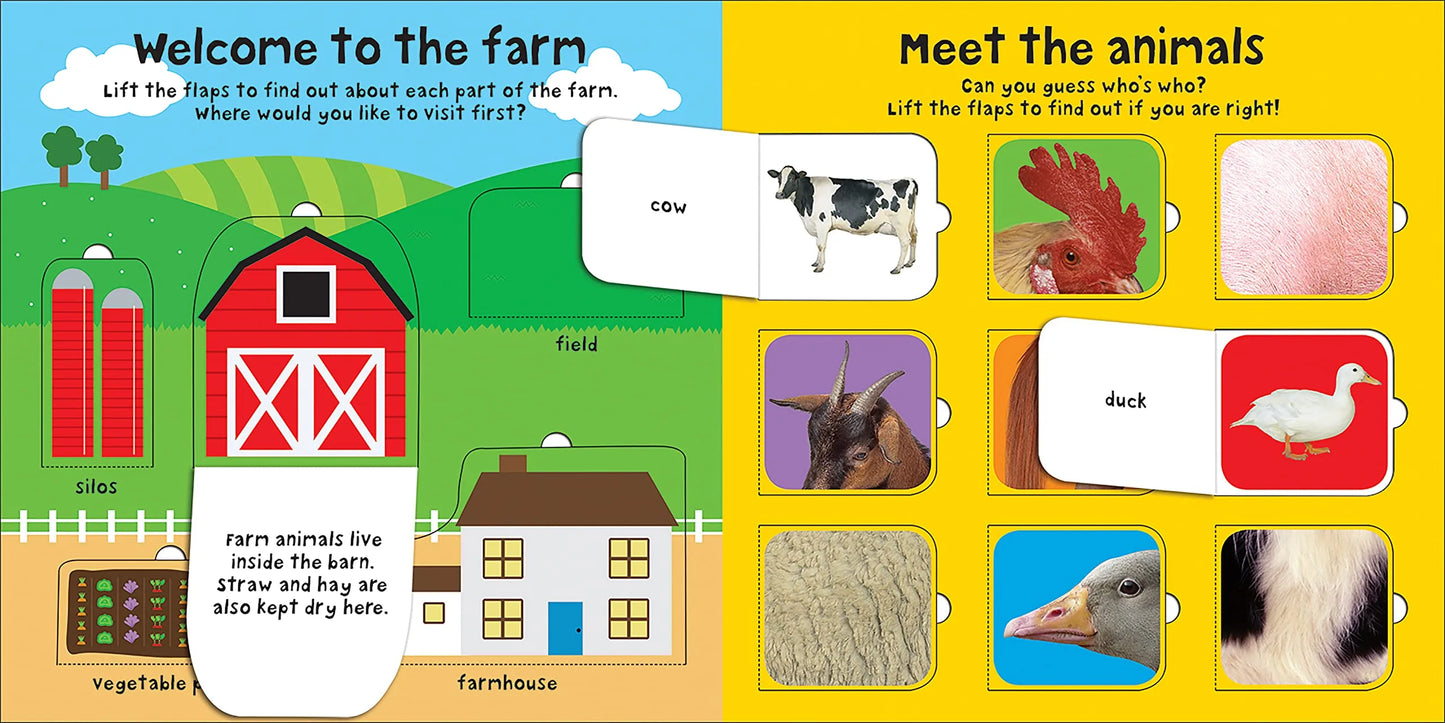First 100 Farm Words Lift-the-Flap | Roger Priddy