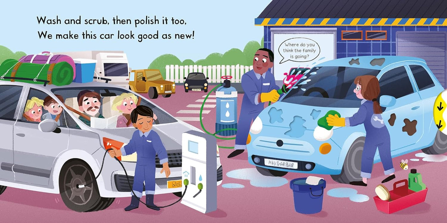 Push, Pull and Slide: Busy Garage