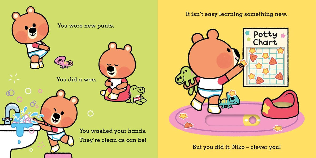 Uh-Oh, Niko: Potty Time: a push, pull and slide story |  Chris Chatterton