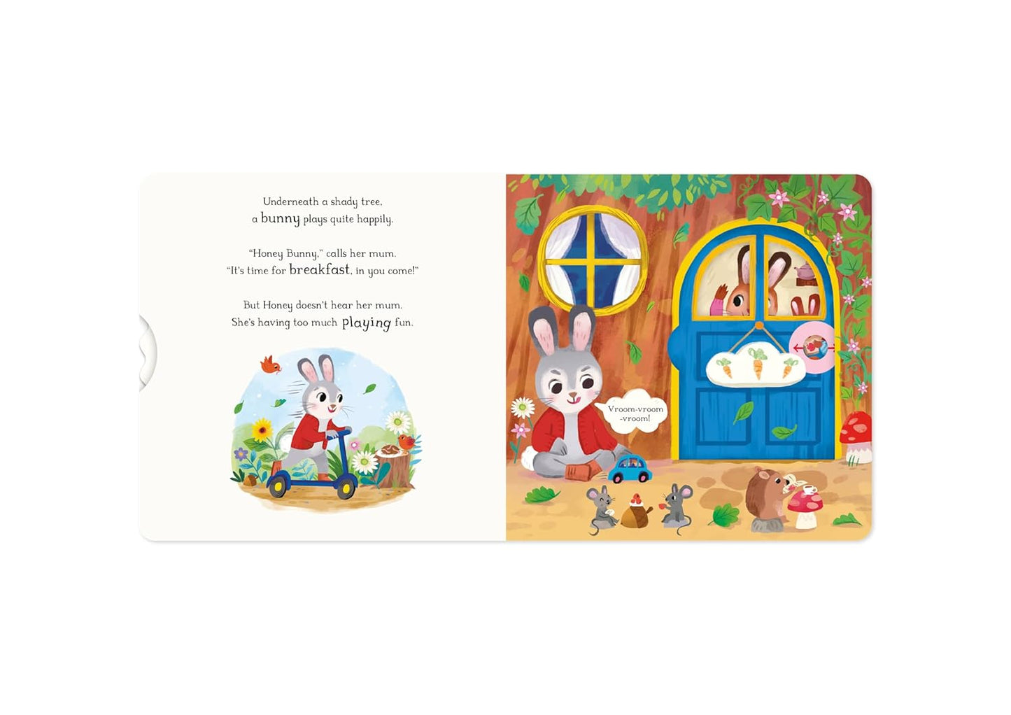 Breakfast for Little Bunnies | Push Pull and Slide