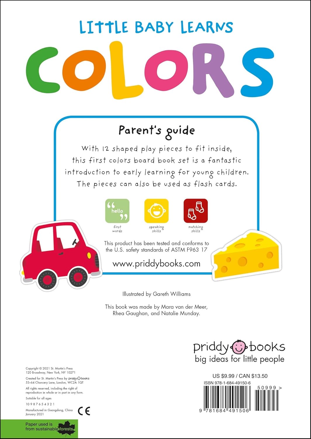 Little Baby Learns: Colors | Roger Priddy