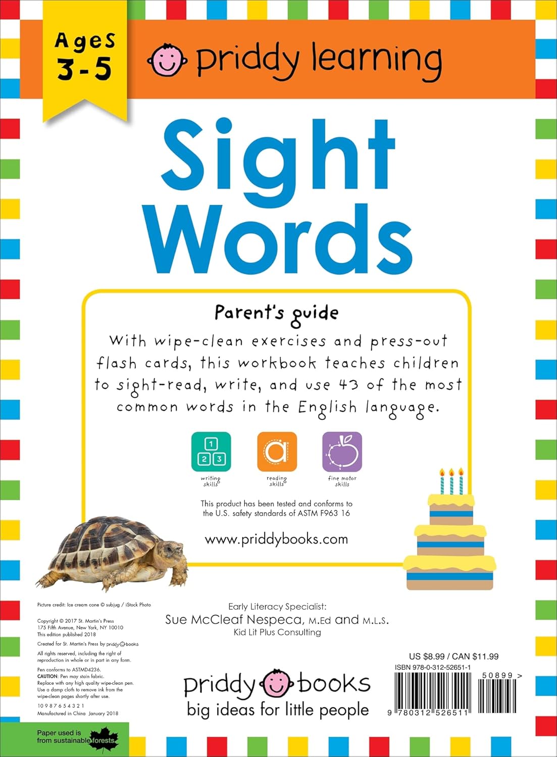 Wipe Clean: Learning Sight Words | Roger Priddy