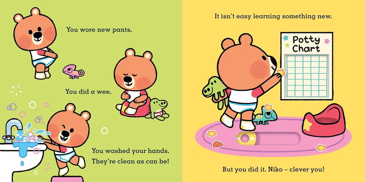 Uh-Oh, Niko: Potty Time: a push, pull and slide story |  Chris Chatterton