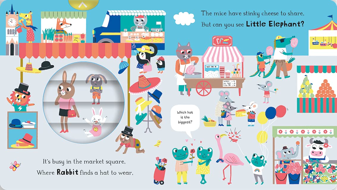 Magic Changing Pictures: Can You See Little Elephant?