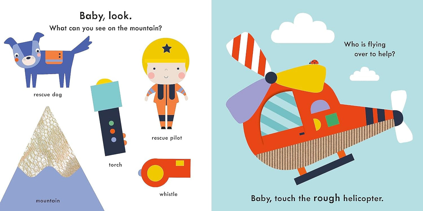 Baby Touch: Rescue Vehicles: A touch-and-feel playbook |  Ladybird