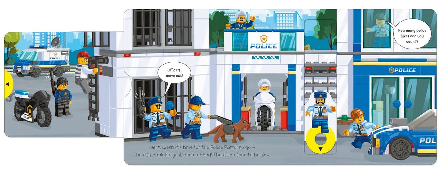 Lego Police Patrol: A Push, Pull and Slide Book