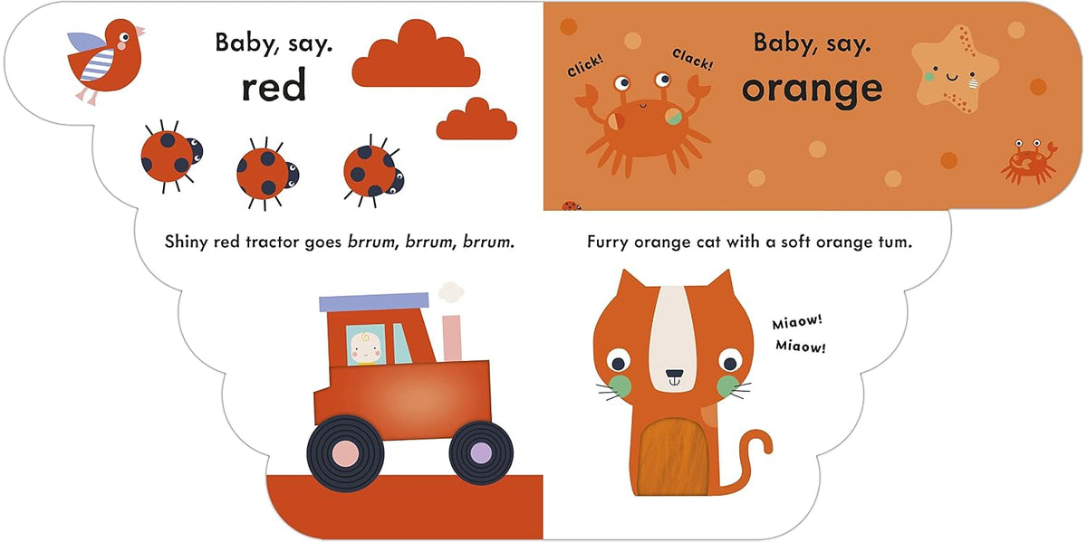Baby Touch: Rainbow: A touch-and-feel playbook |  Ladybird