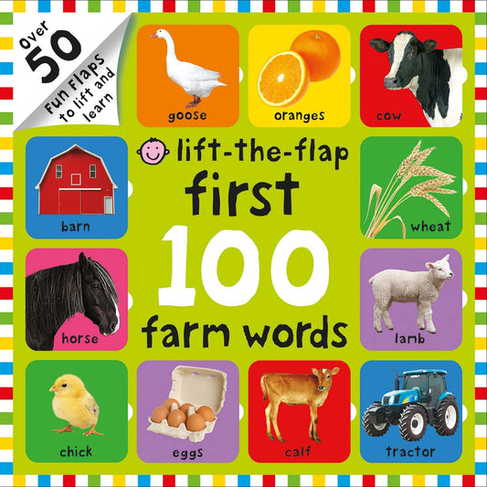 First 100 Farm Words Lift-the-Flap | Roger Priddy