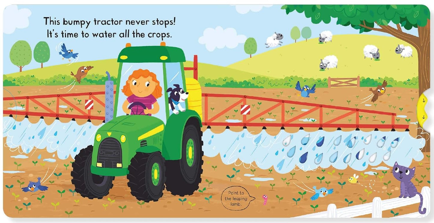 Push, Pull and Slide: Busy Tractor