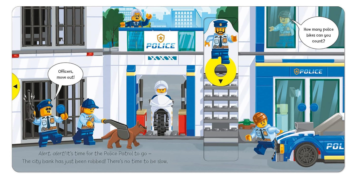Lego Police Patrol: A Push, Pull and Slide Book