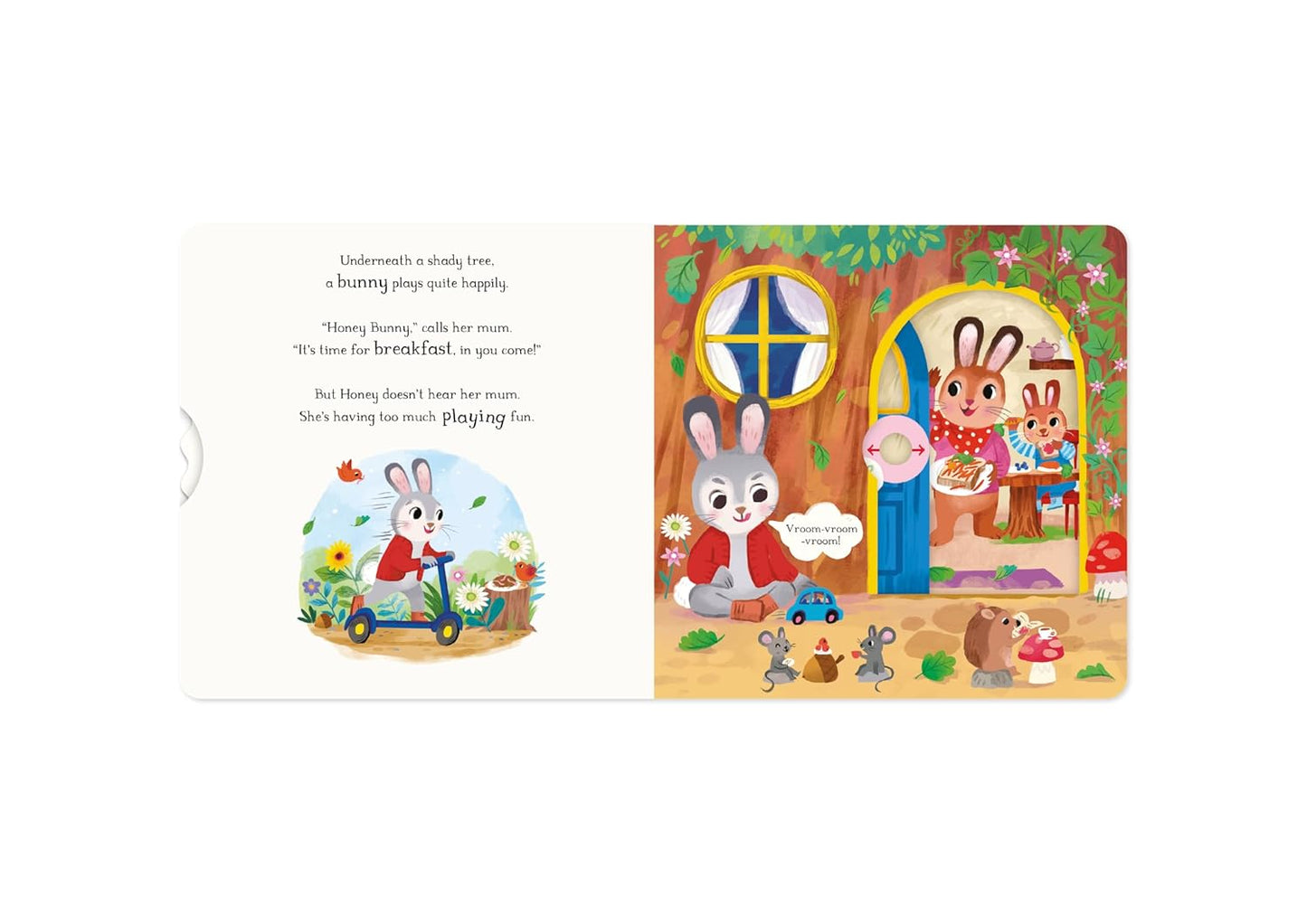 Breakfast for Little Bunnies | Push Pull and Slide