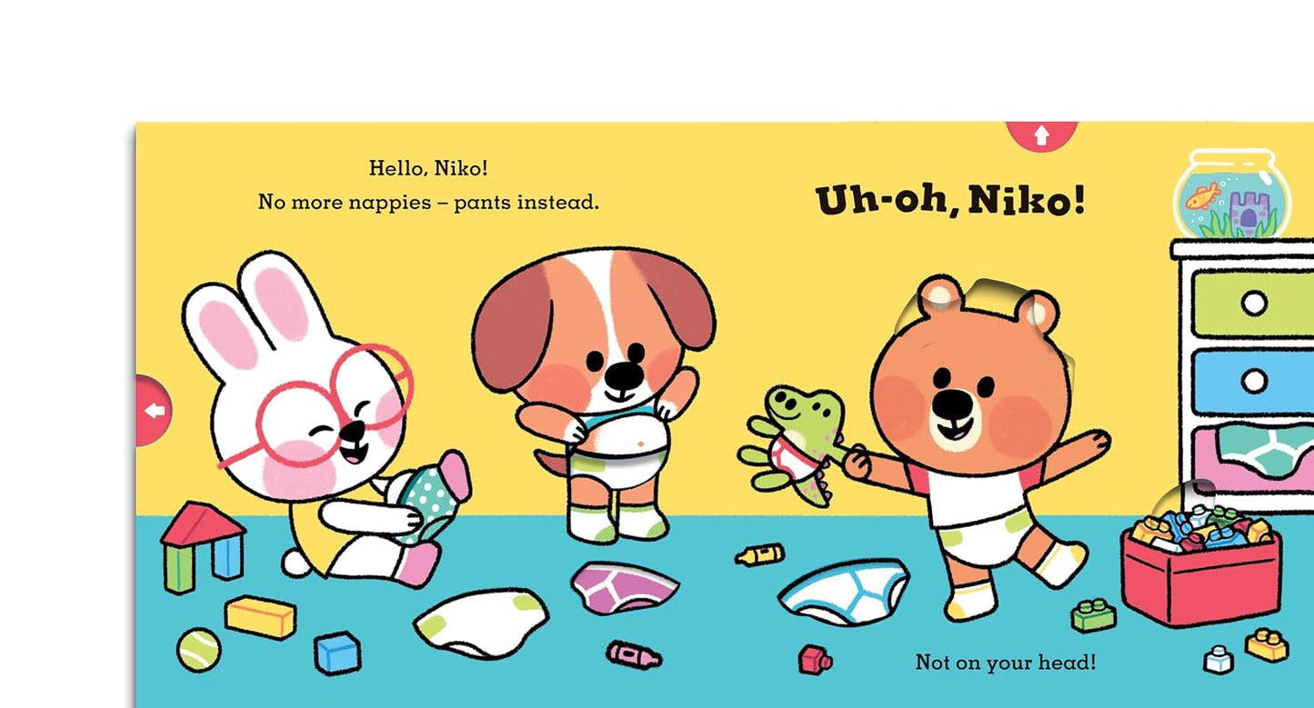Uh-Oh, Niko: Potty Time: a push, pull and slide story |  Chris Chatterton