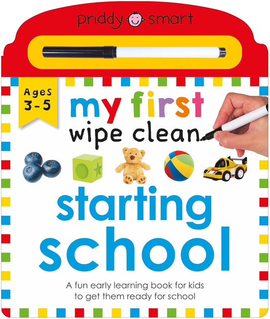 Priddy Learning: My First Wipe Clean Starting School | Roger Priddy