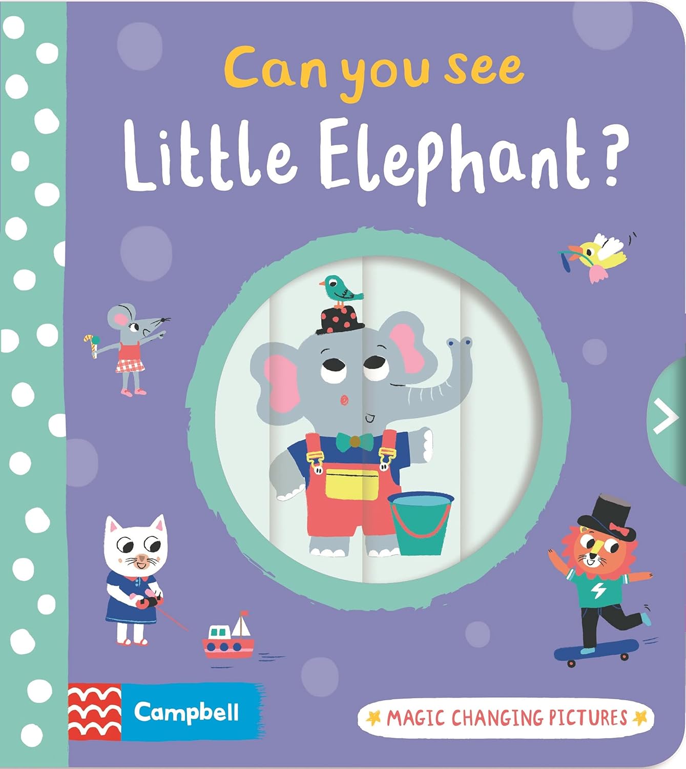 Magic Changing Pictures: Can You See Little Elephant?