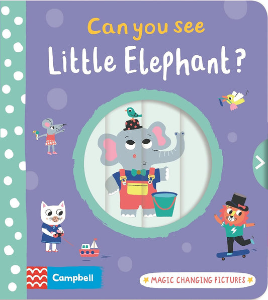 Magic Changing Pictures: Can You See Little Elephant?