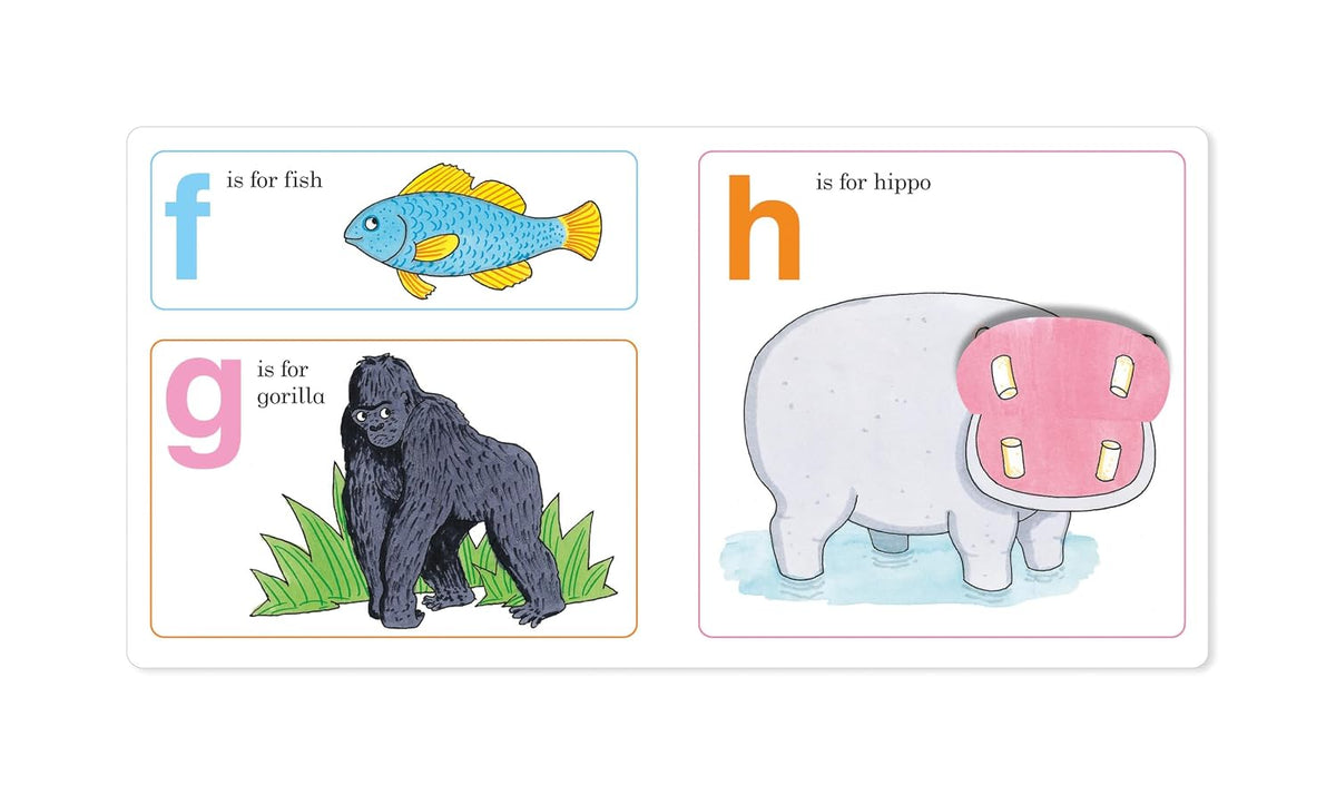 ABC Zoo: A lift-the-flap animal alphabet book |  Rod Campbell