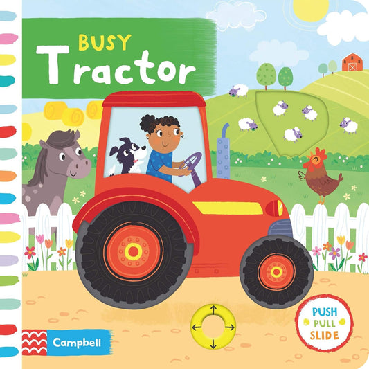 Push, Pull and Slide: Busy Tractor