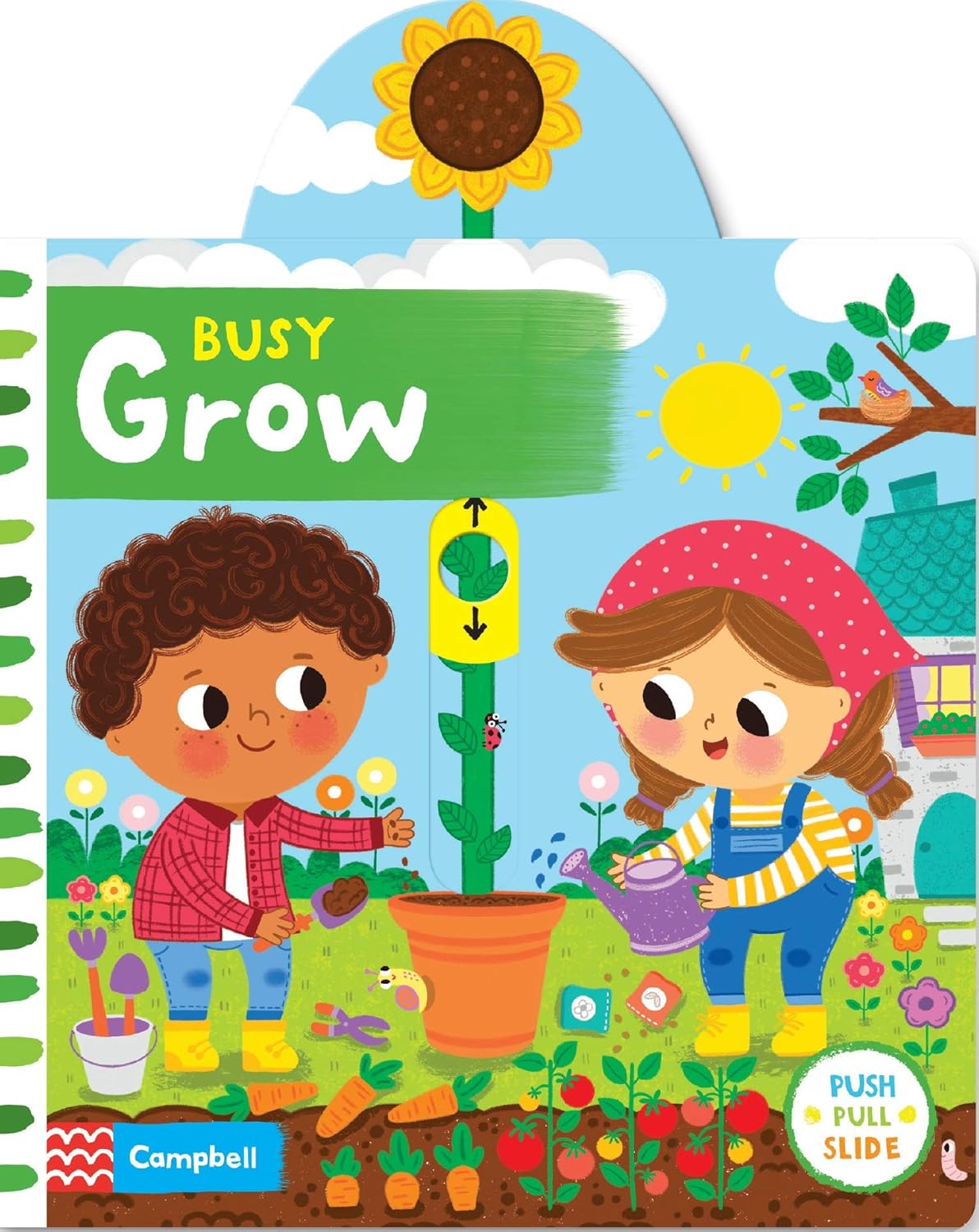 Push, Pull and Slide: Busy Grow