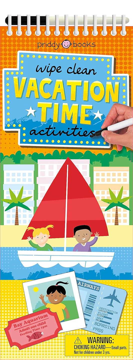 Wipe Clean Vacation Time Activities | Roger Priddy
