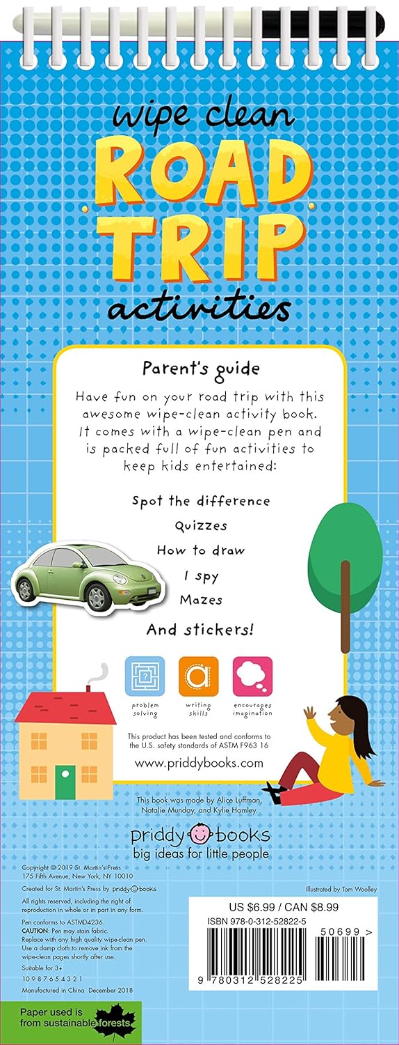 Wipe Clean Road Trip Activities | Roger Priddy