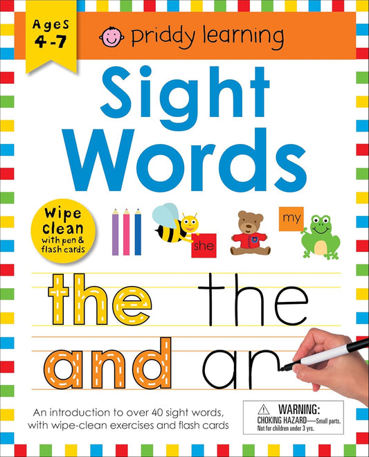 Wipe Clean: Learning Sight Words | Roger Priddy