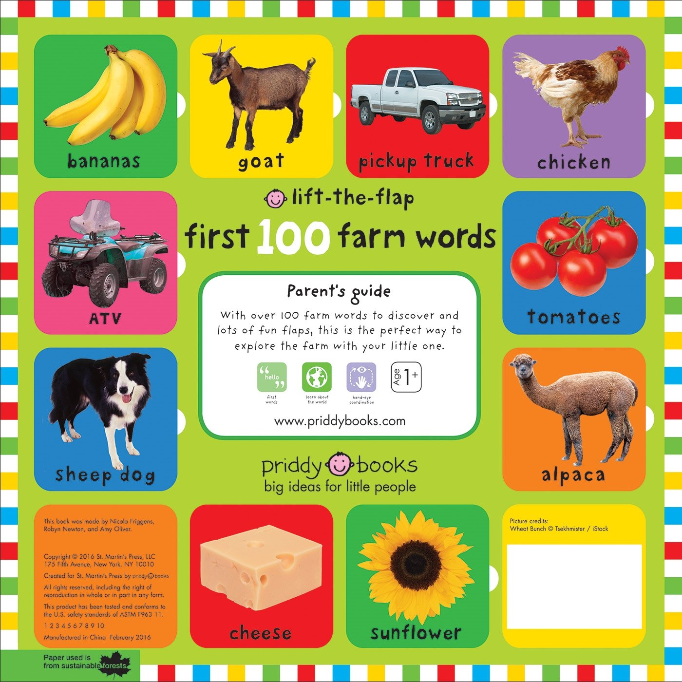 First 100 Farm Words Lift-the-Flap | Roger Priddy