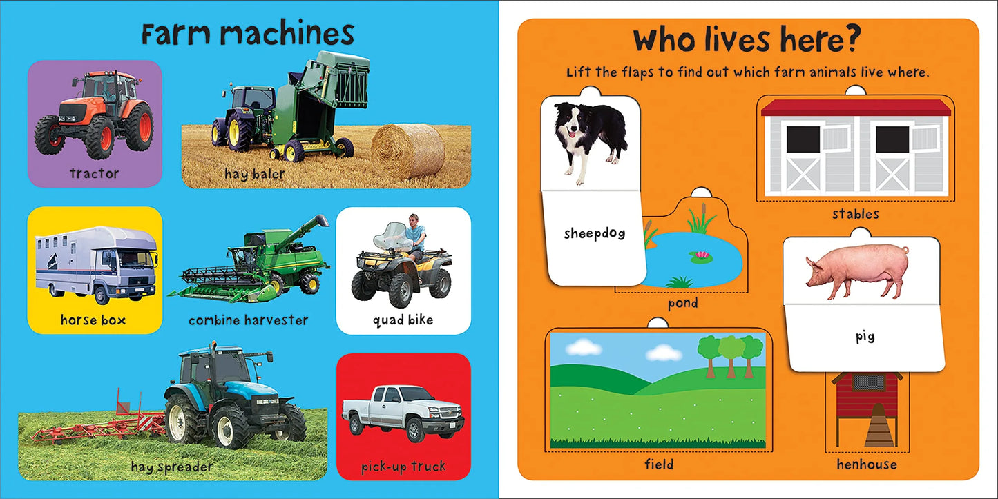 First 100 Farm Words Lift-the-Flap | Roger Priddy