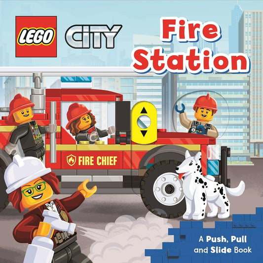 Lego Fire Station: A Push, Pull and Slide Book