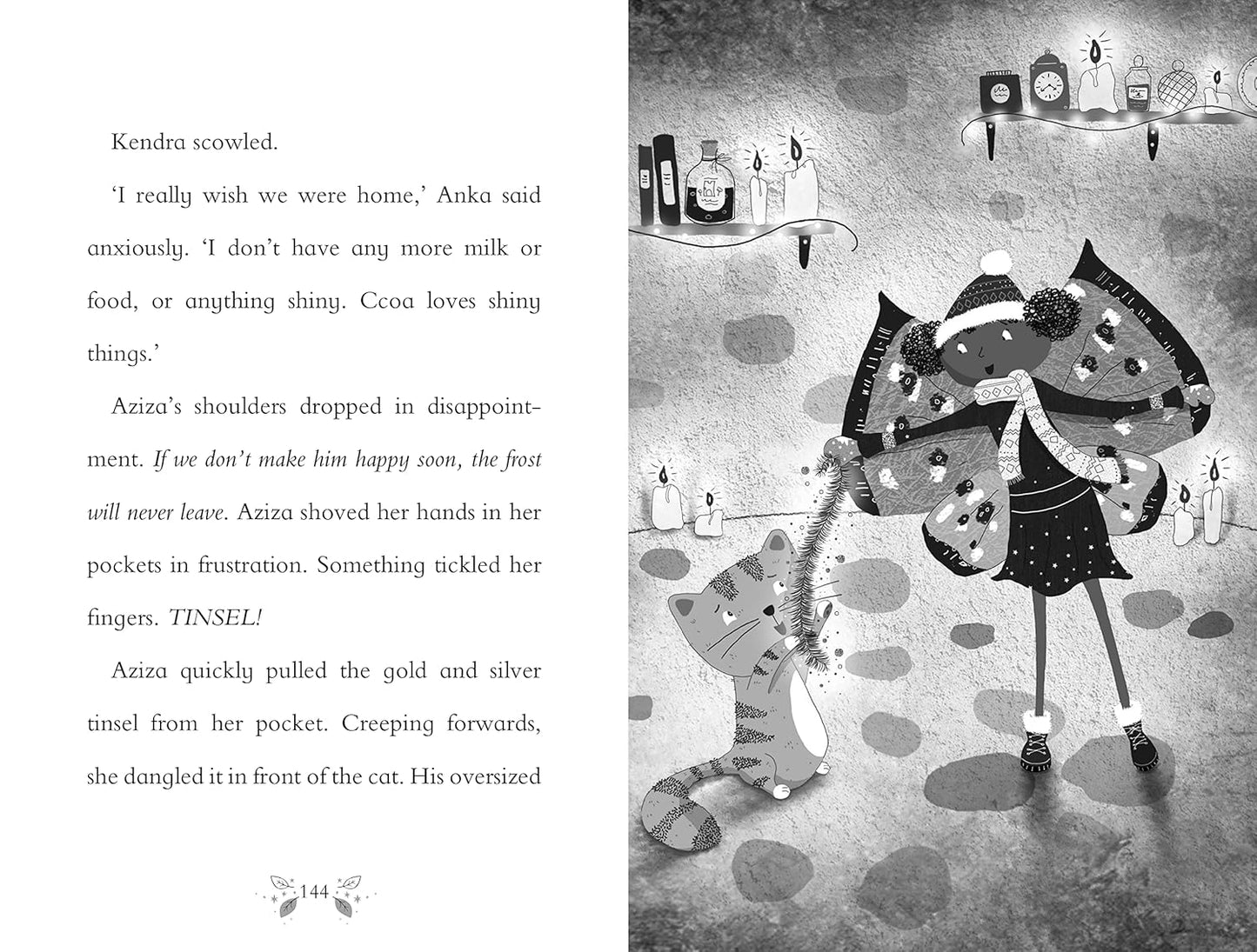 Aziza's Secret Fairy Door and the Ice Cat Mystery