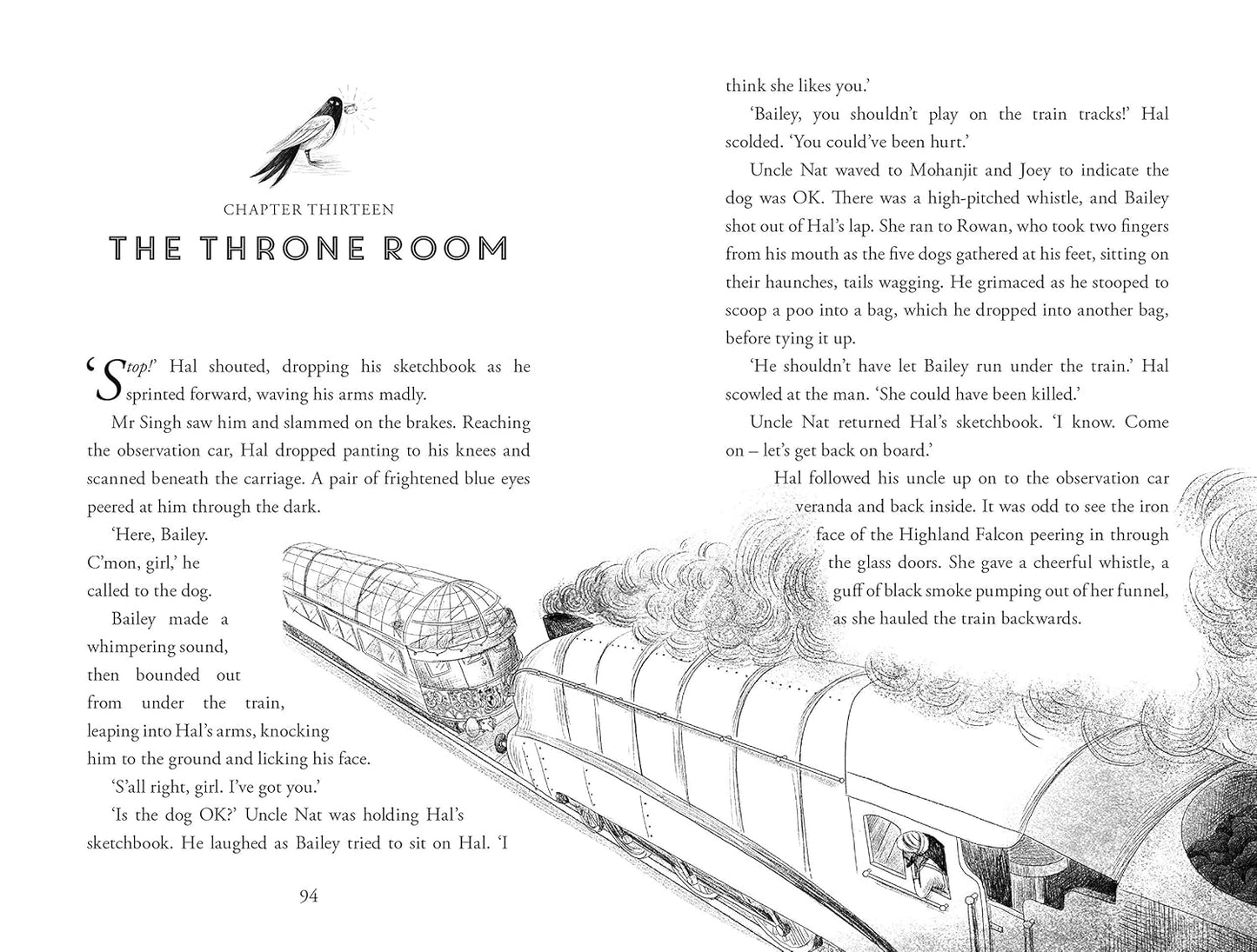 The Highland Falcon Thief | M.G.  Leonard & Sam Sedgman