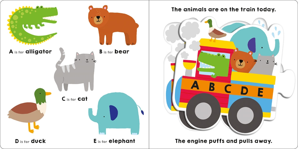 Puzzle and Play: Alphabet Train | Roger Priddy