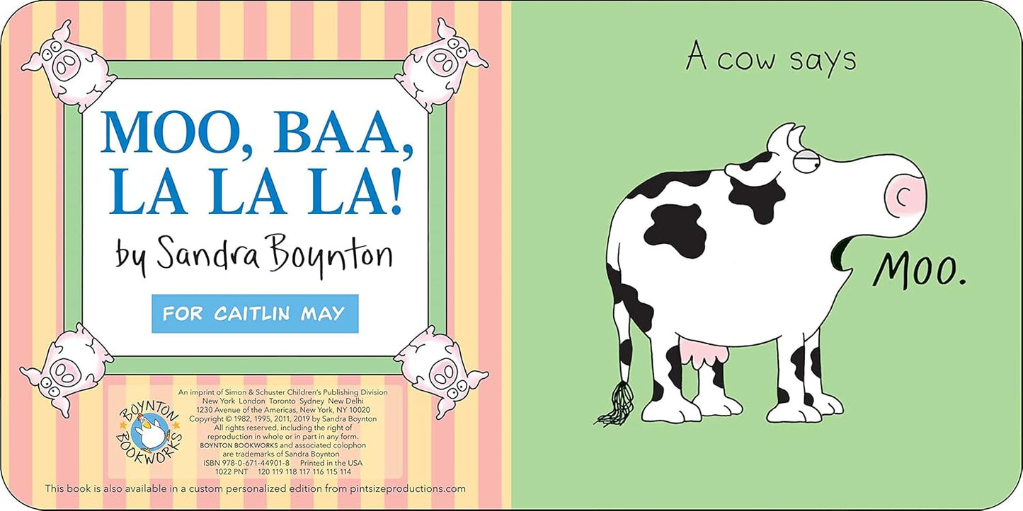 Moo, Baa, La La La! | Sandra Boynton