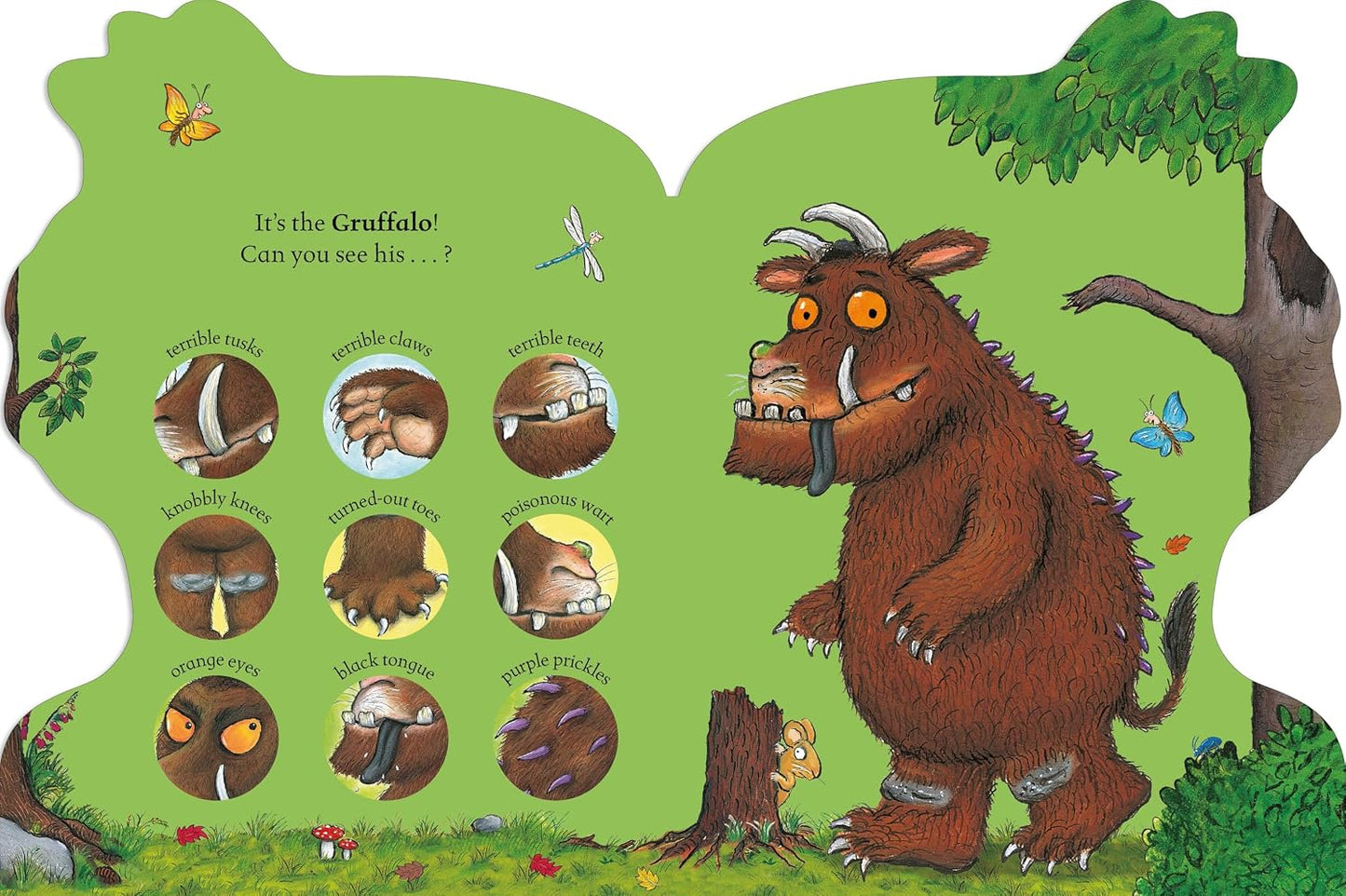 All About the Gruffalo: A Shaped Board Book | Julia Donaldson